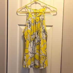Yellow Floral Tank